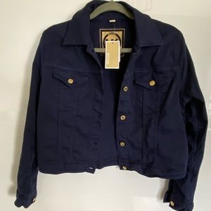 Michael Kors Blue Navy Denim Jacket